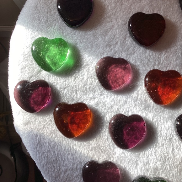 22 Hearts- Crystal Glass Chakra Jewelry Arts and Crafts - Picture 6 of 11